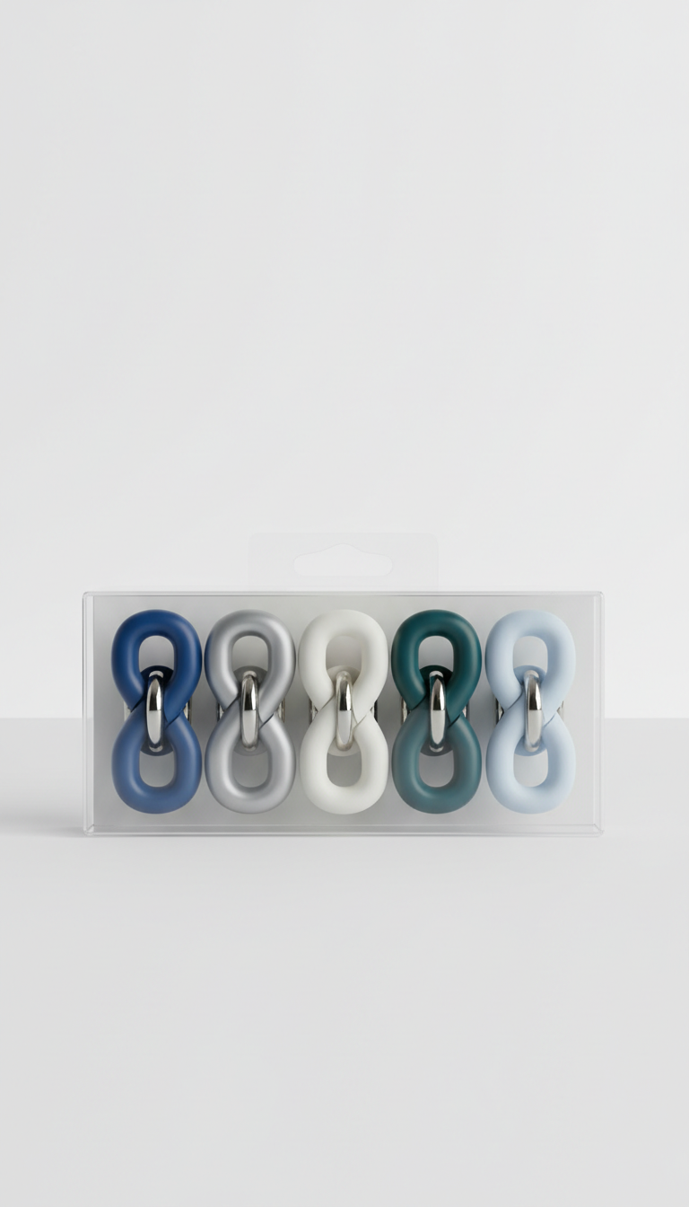 Multipack of 5 assorted fidget keychains